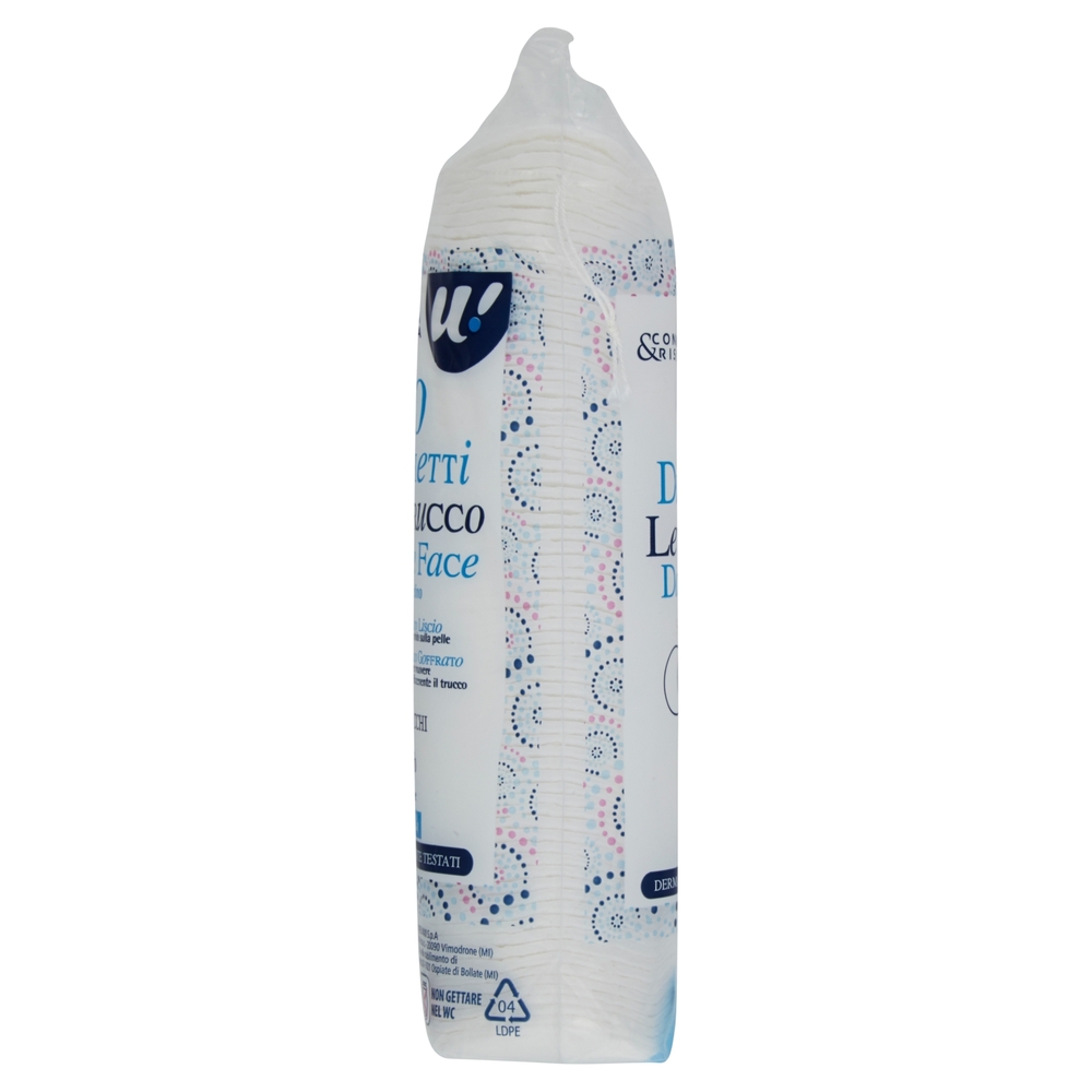 70 DISCHETTI LEVATRUCCO DOUBLE FACE VISO E OCCHI 100% PURO COTONE U! Confronta & Risparmia